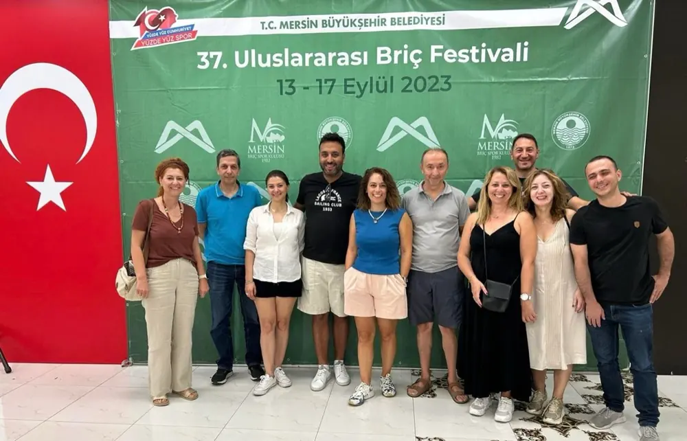 Kulüp üyeleri 37. Uluslararası Briç Festivali’nde
